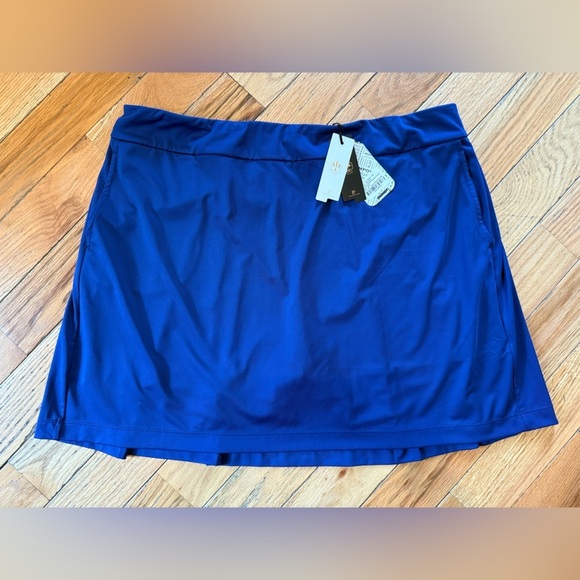 EP New York Pants - NWT EP NEW YORK GOLF SKORT WOMEN’S SIZE XXL BATIK BLUE READ